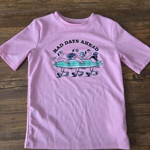 Old Navy Pink Kids Swim Rashguard